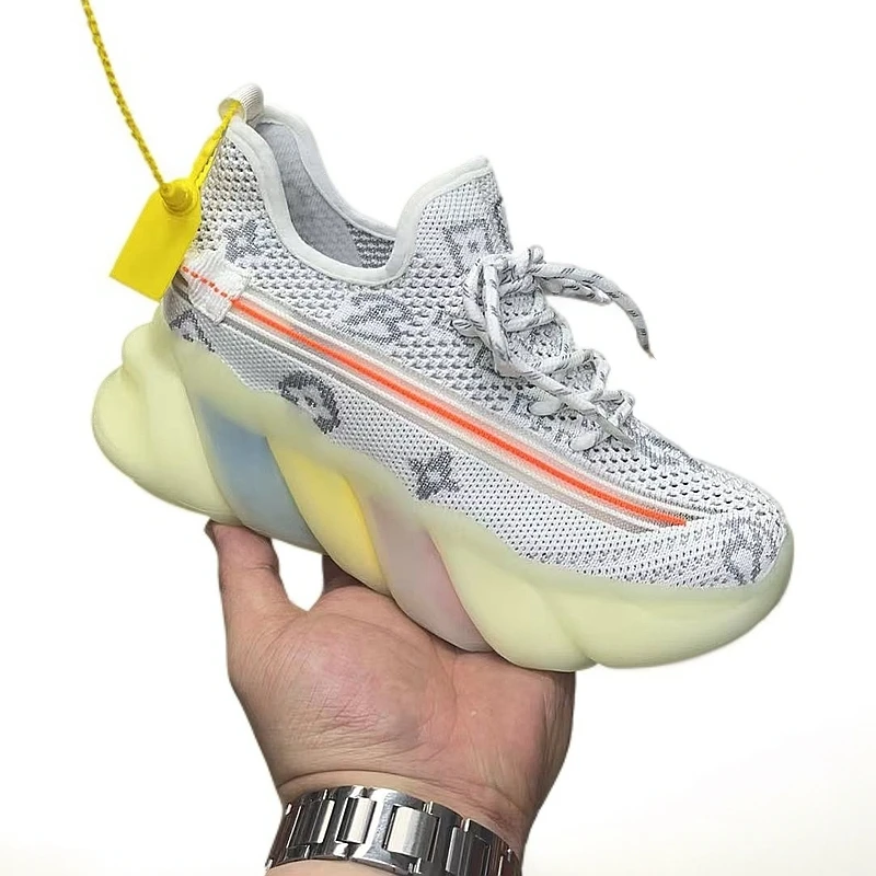 经典百搭透气跑步运动女鞋2025新款时尚厚底潮板 S156