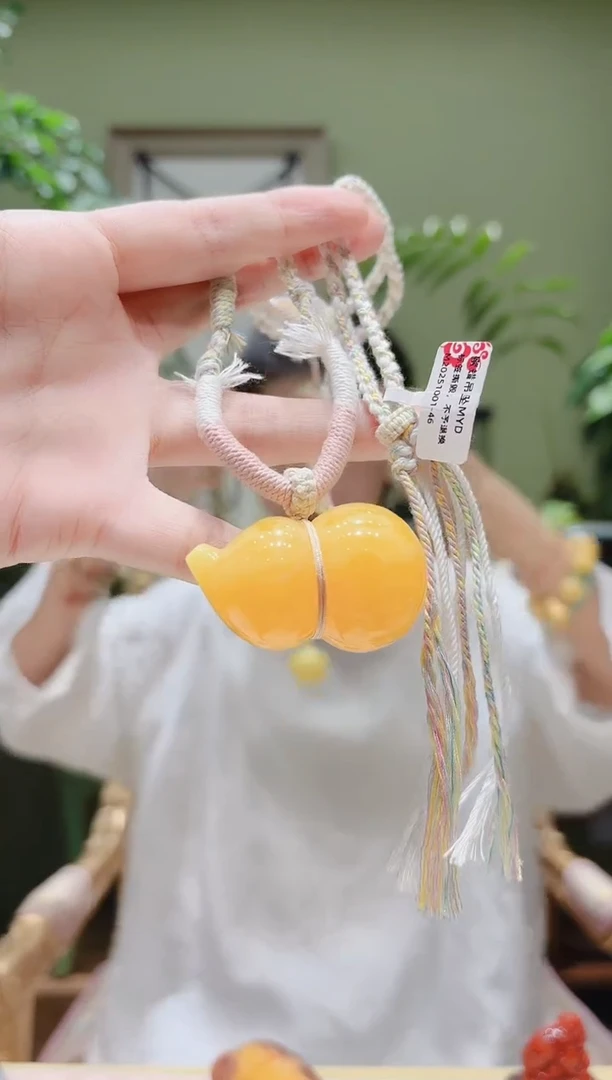 裸石蜜蜡未镶嵌蜜蜡项链MYD1001-46