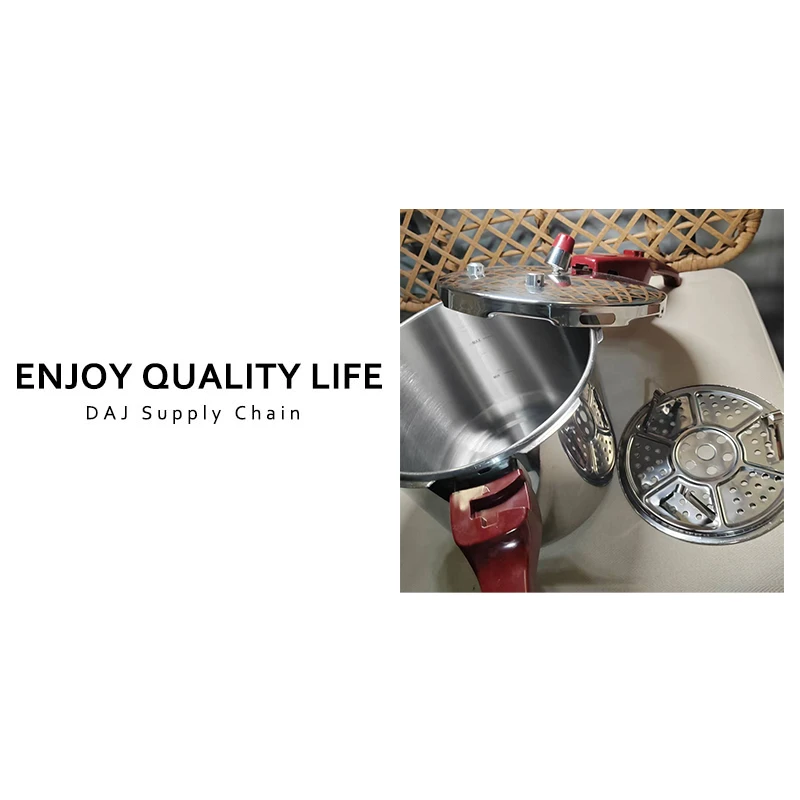 不锈钢高压锅三件套压力锅7L