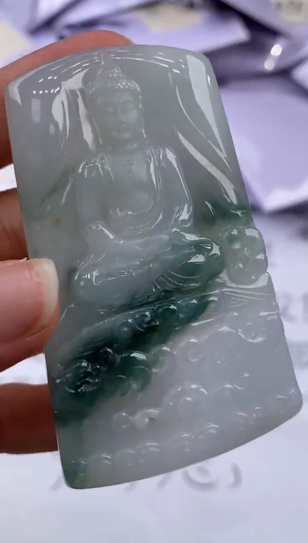 未镶嵌挂件翡翠307698        多人