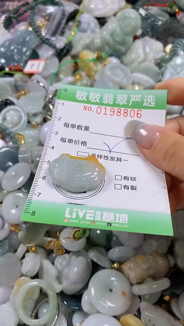 翡翠未镶嵌颈饰闪购0198806