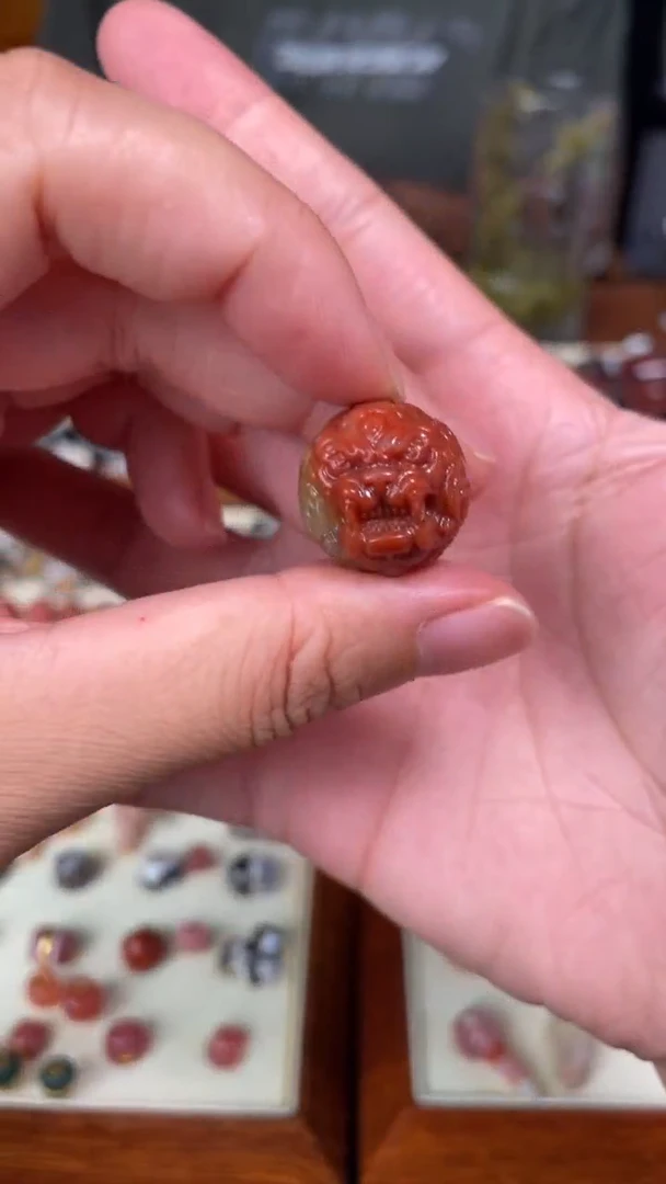 南红玛瑙配饰未镶嵌33--17+