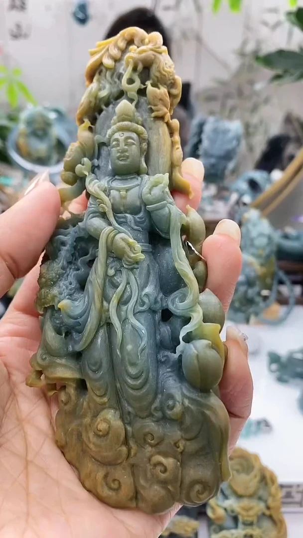 定制翡翠未镶嵌天****修翡翠毛货不退不换7.9