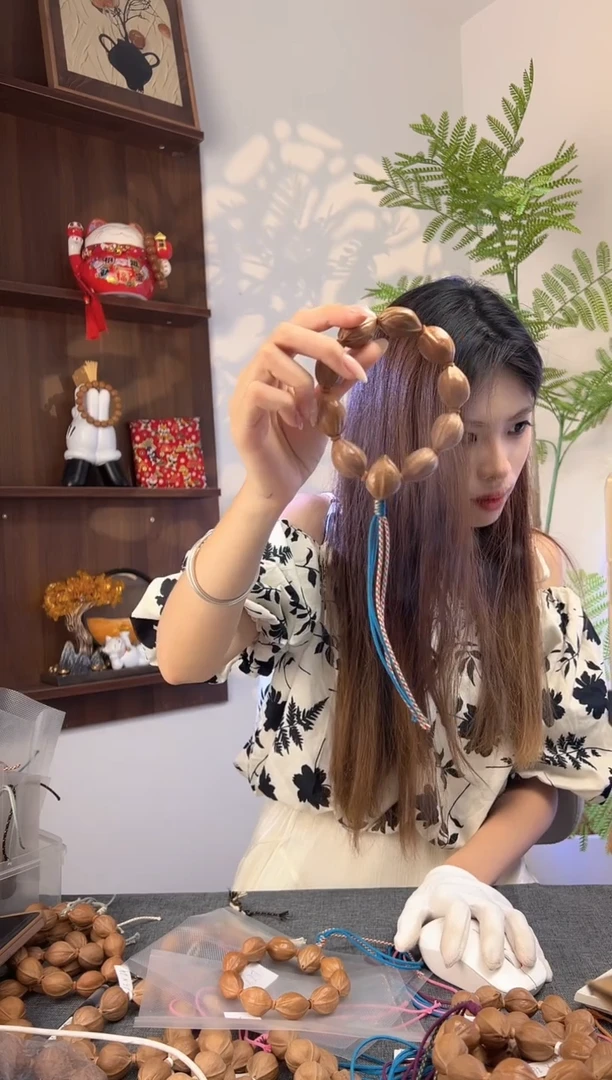 橄榄核手串19-27梅林铁核九籽