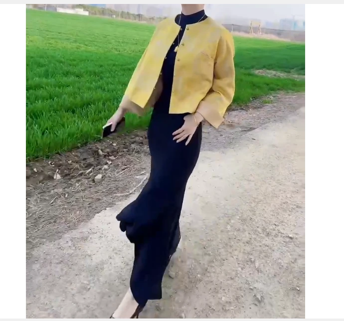 2025春季新款网红同款洋气气质韩版潮流外套裙子女～