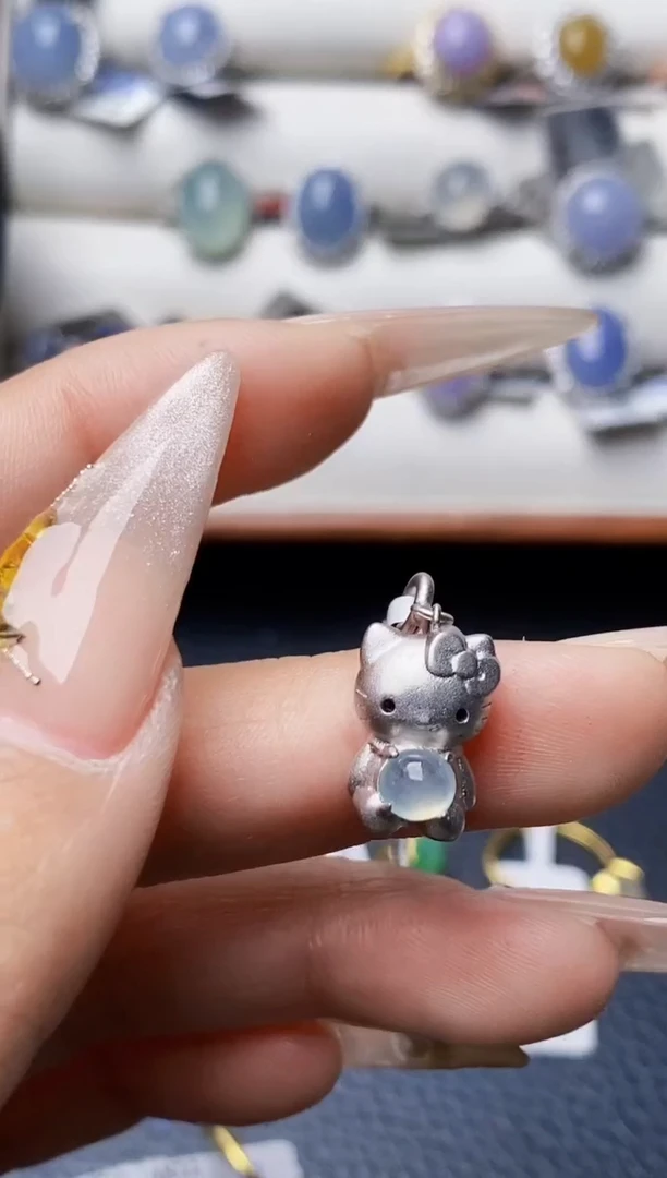 银S925镶嵌戒指翡翠2951