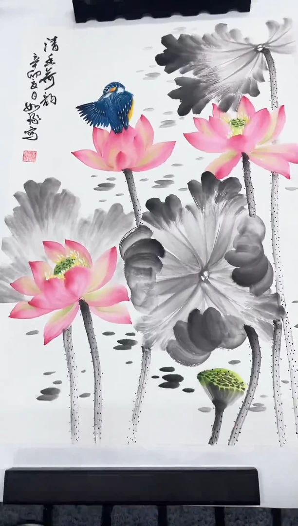 精品国画花鸟作品