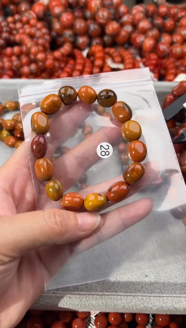 未镶嵌手串南红玛瑙13+