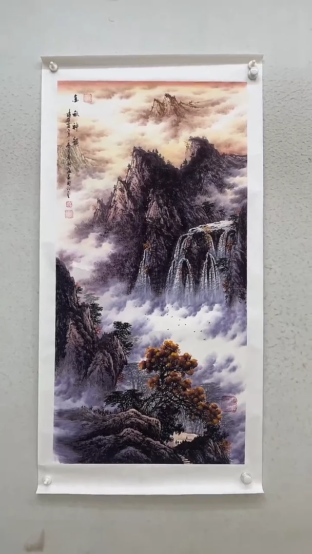 油画国画 宣纸 约70-140厘米-23