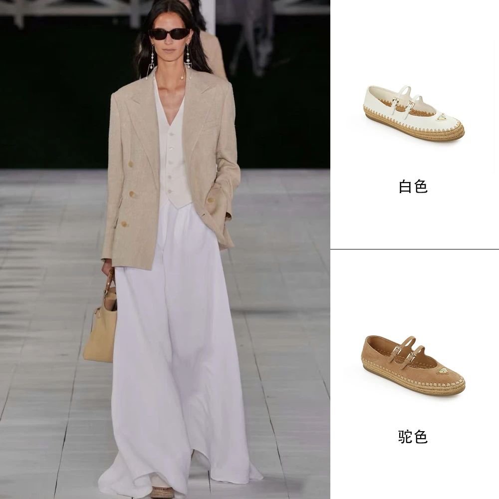 MANIKA GUAN2025潮流时尚纯色低跟玛丽珍女鞋经典百搭MK162450