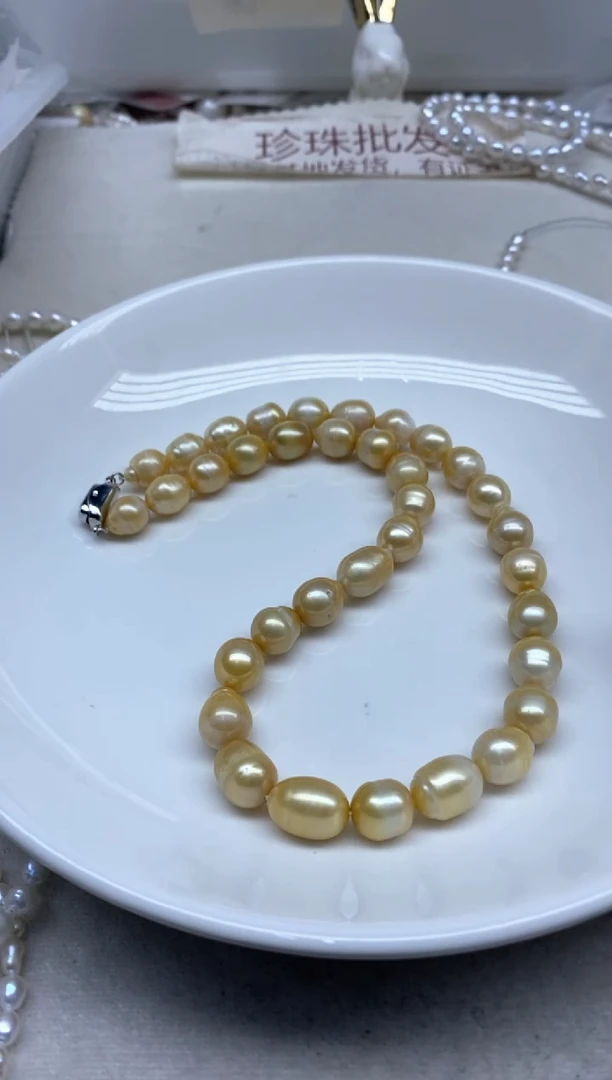 未镶嵌海水珍珠颈饰9-10