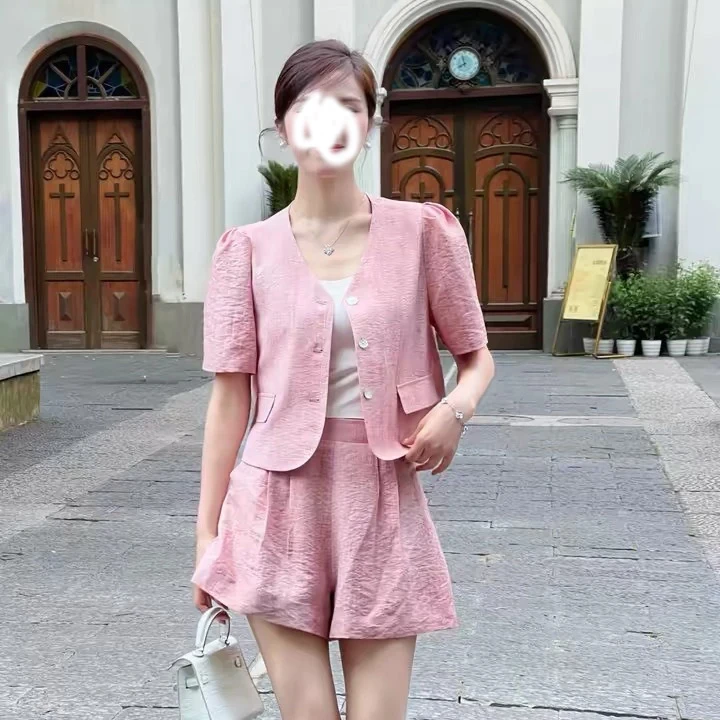 夏季女款小香风套装-A0138