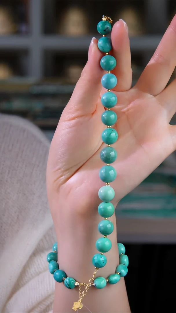 未镶嵌绿松石手链w*w1