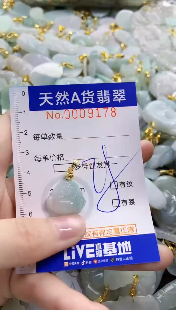 颈饰未镶嵌翡翠天然A货翡翠1