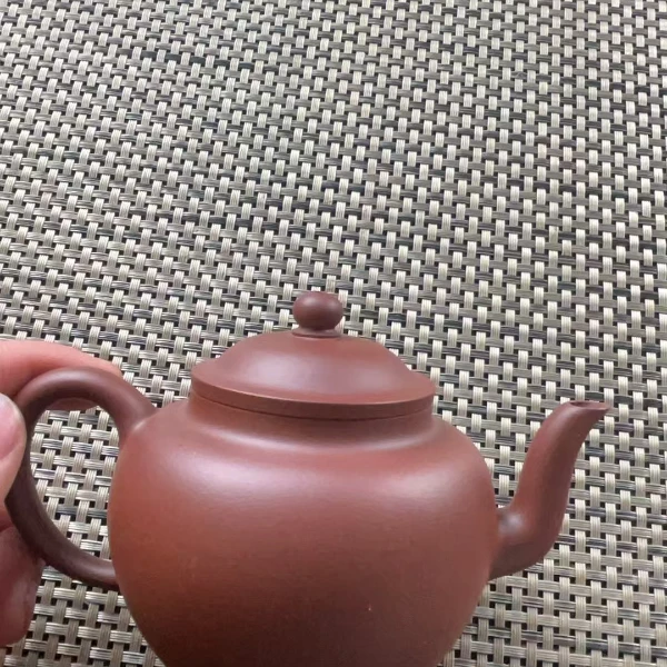 原矿紫砂主人杯品茗杯 红皮龙 宫灯