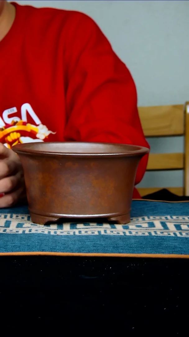 【闪购商品】紫砂花盆15*7.5内径紫砂花盆