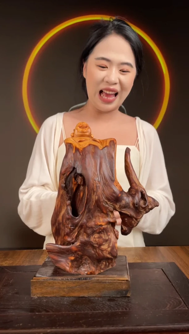 柏木（崖柏）手工摆件,先抢先得! 编号:53