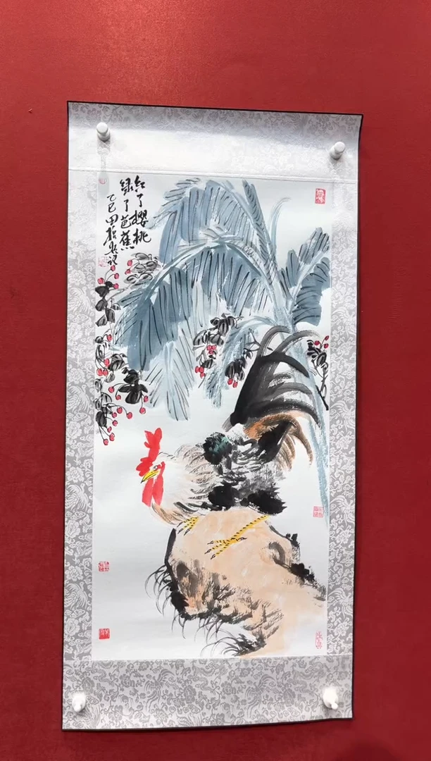 国画田哲老师现场创作 98