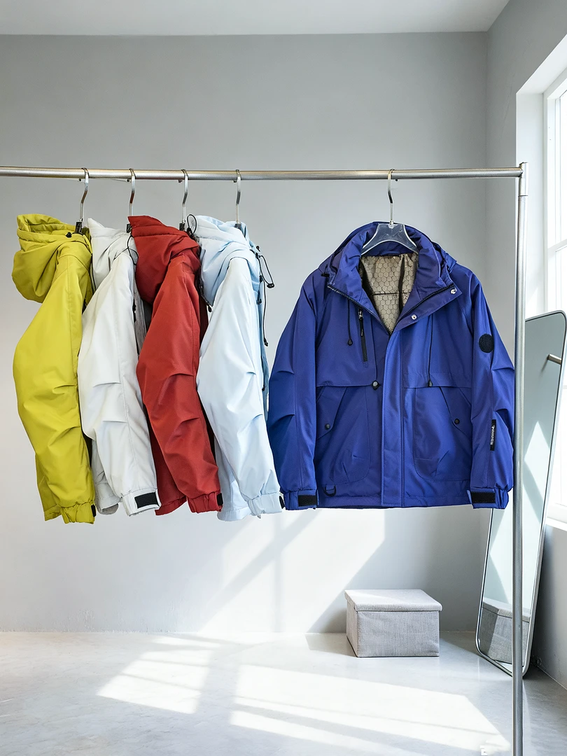 2025新款秋冬保暖棉衣连帽男女情侣户外宽松加厚冲锋棉服棉袄外套