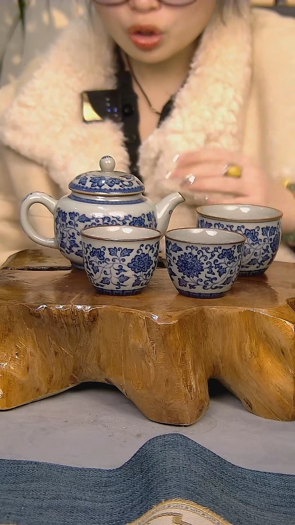 【闪购商品】4件套陶瓷茶具家用简装系列