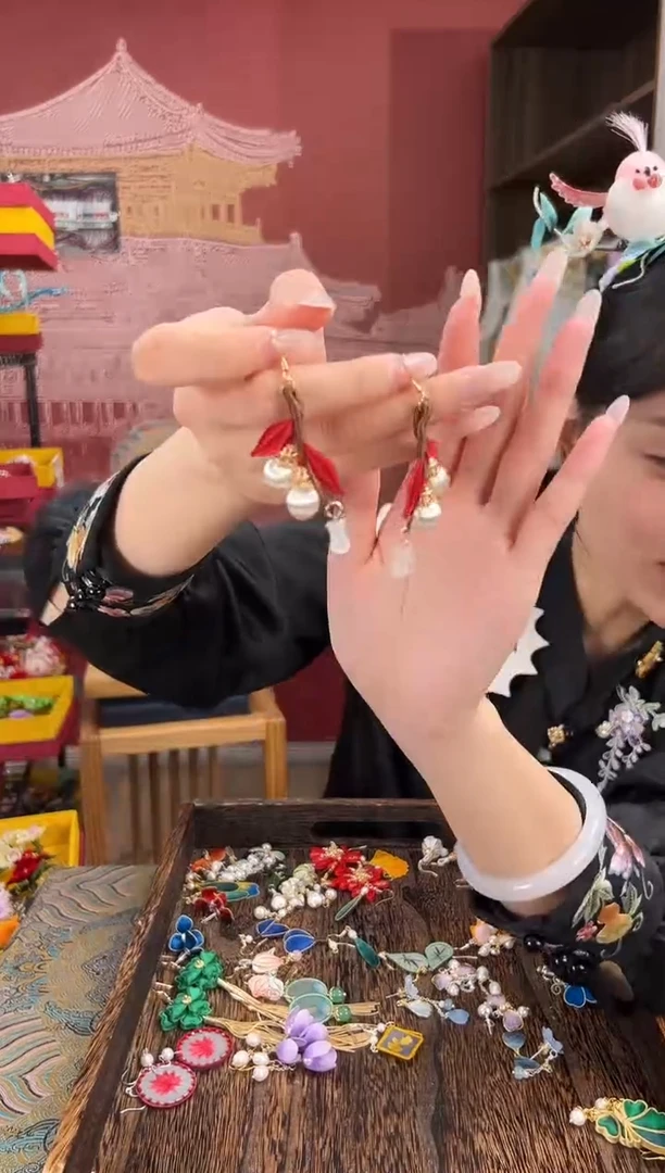 【闪购商品】刺绣苏绣世家非遗手工（耳环）