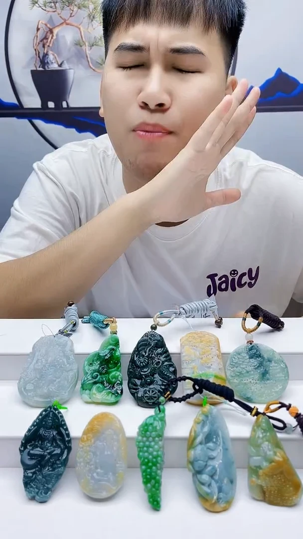 未镶嵌定制翡翠山**恙毛货-挂件10