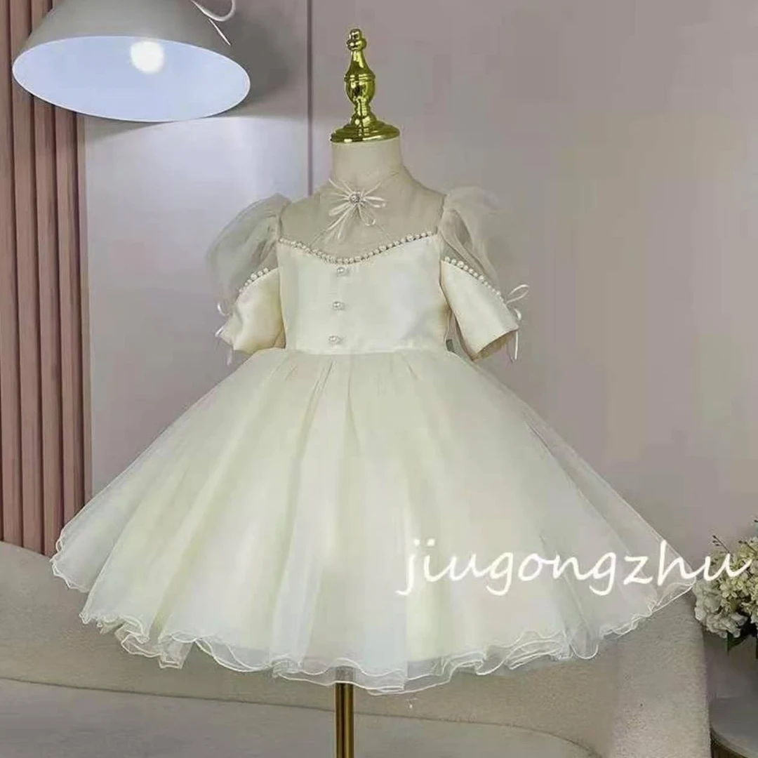 【书香门第】儿童礼服裙夏季蓬蓬纱裙子童装女童洋气公主裙宝宝走秀
