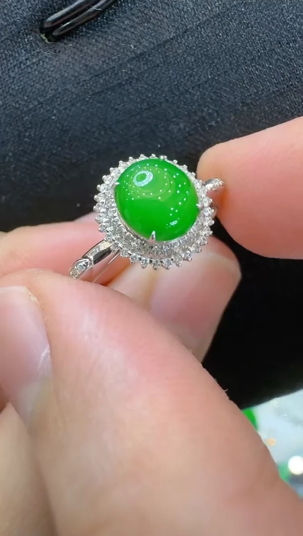 【闪购商品】翡翠戒指18K金镶嵌多样性团购发一件