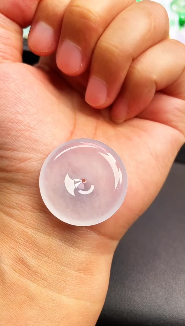 颈饰未镶嵌翡翠【70】平安扣 尺寸 30.7   5.8mm