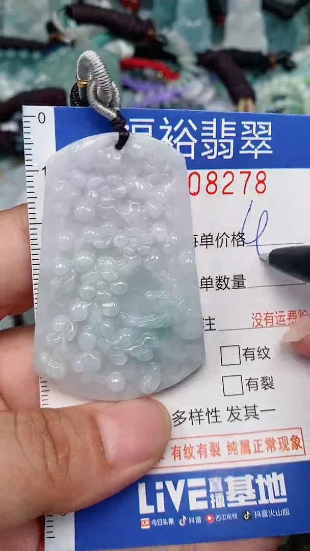 翡翠未镶嵌颈饰...0008278