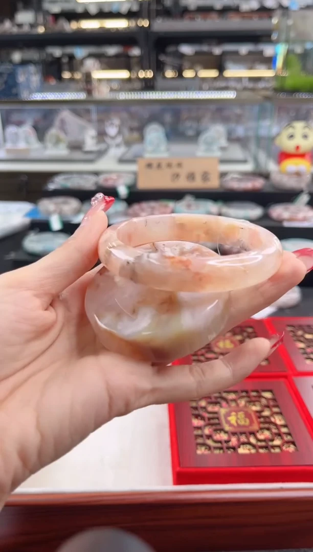 未镶嵌手镯石英质玉63圈口（赠品镯心）6507590