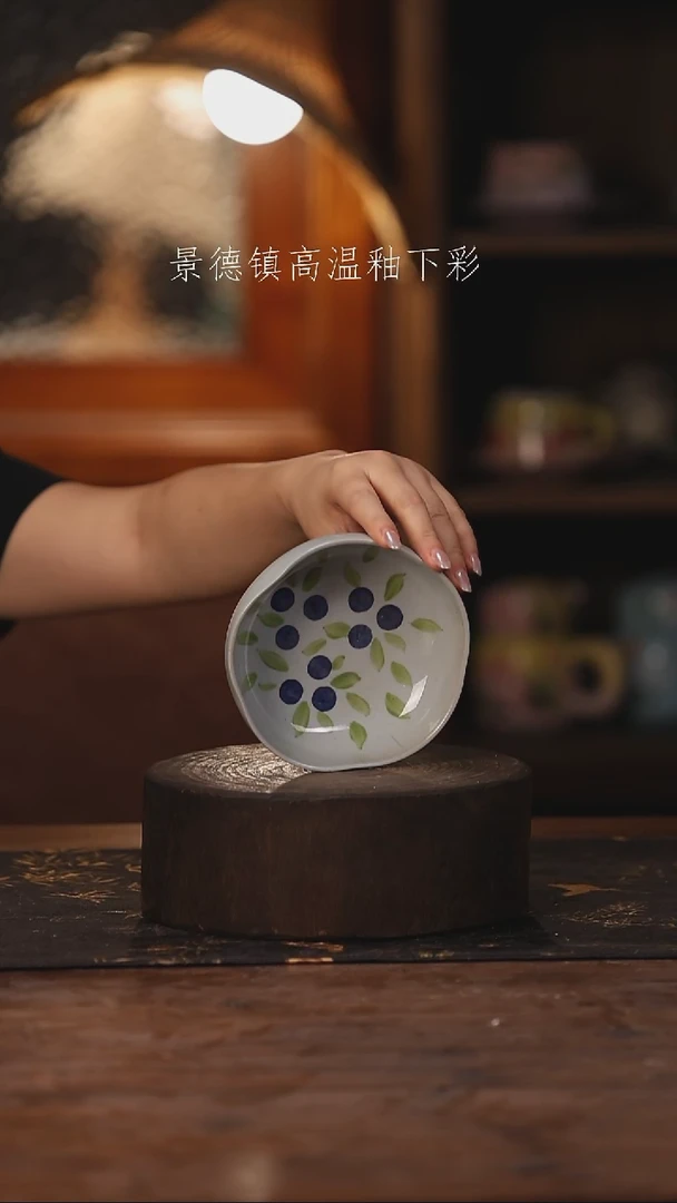 陶瓷景德镇高温釉下手绘陶瓷190