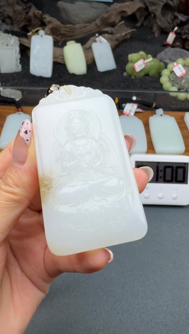 颈饰未镶嵌和田玉3