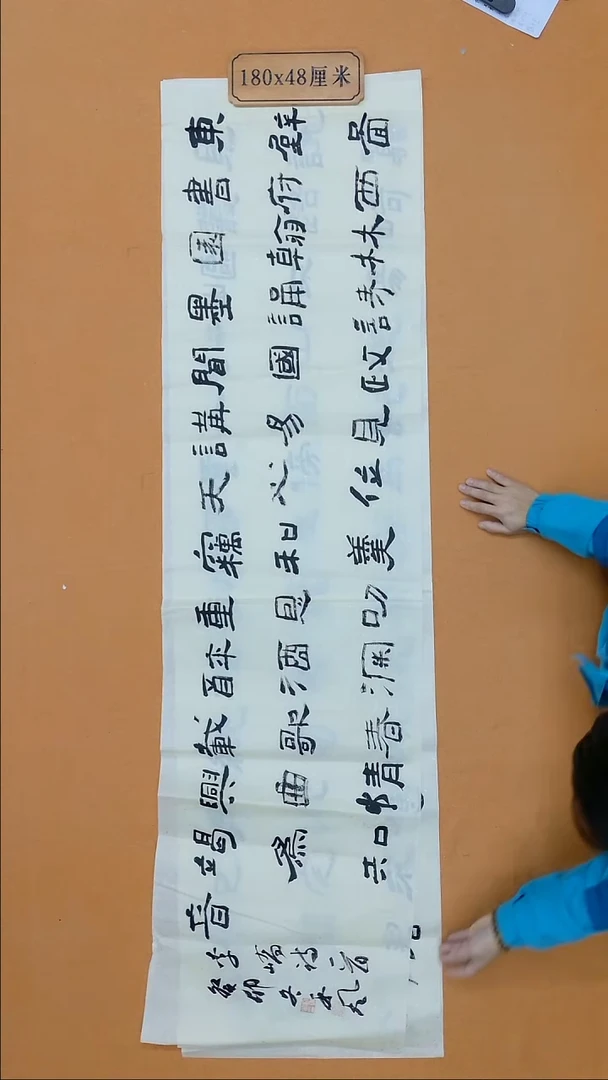 书法刘新泽 （禾风）河南 兰亭书家 48*180