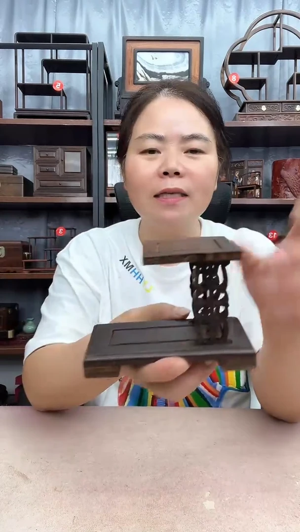 鸡翅木类端景台鸡翅木二连
