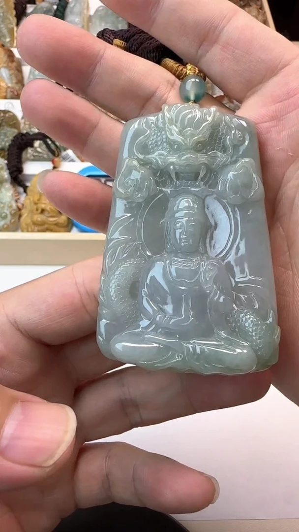 颈饰未镶嵌翡翠冰***冰天然翡翠