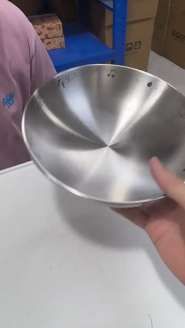 瓷片22cm不锈钢双层面碗s