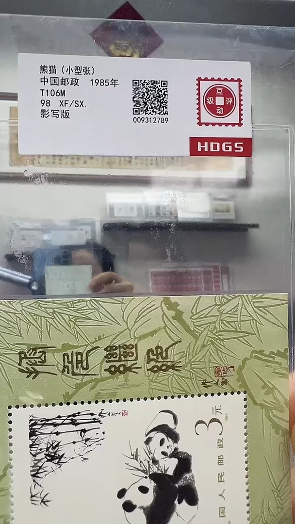 【联赢邮品】T106M 熊猫小型张