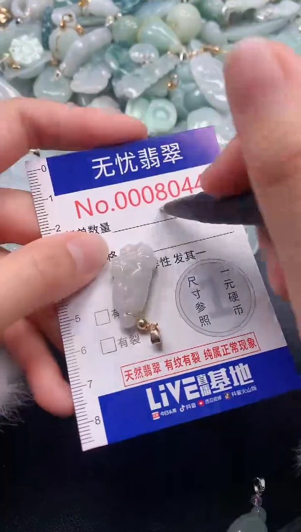 颈饰未镶嵌翡翠8044