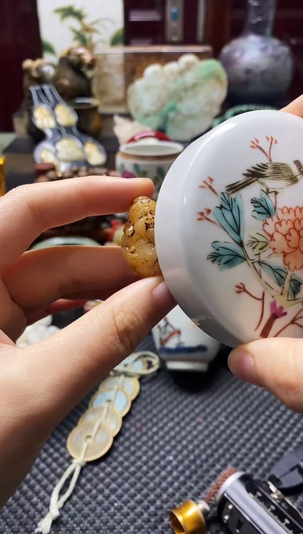 瓷片瓷器 瓷片 摆件