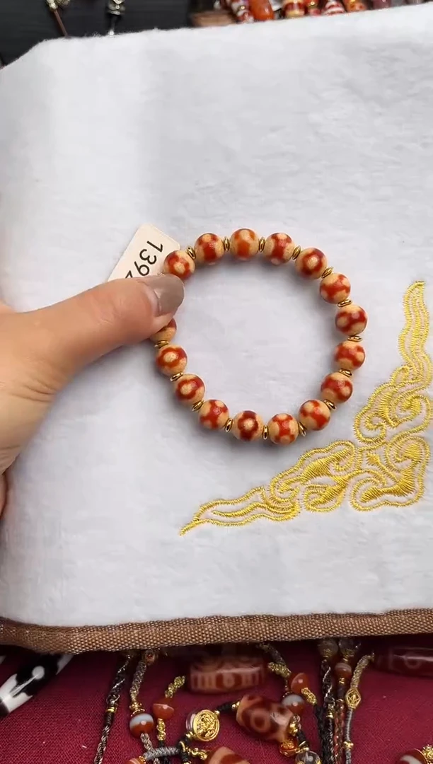 玛瑙/玉髓手链合金玛瑙手串