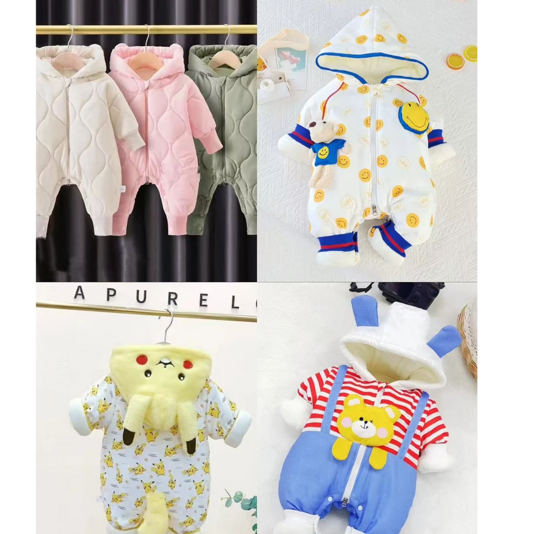 【冬款集合】婴儿加厚连体衣冬季新生儿保暖外出服宝宝棉服哈衣333