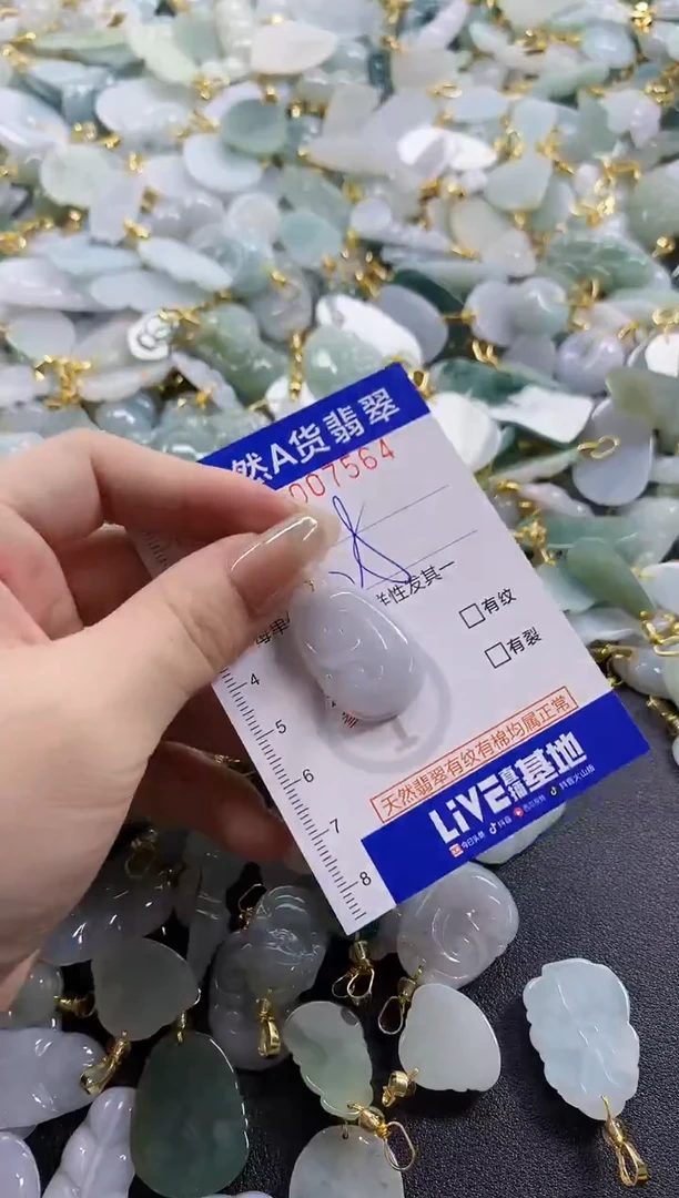 颈饰未镶嵌翡翠天然A货翡翠