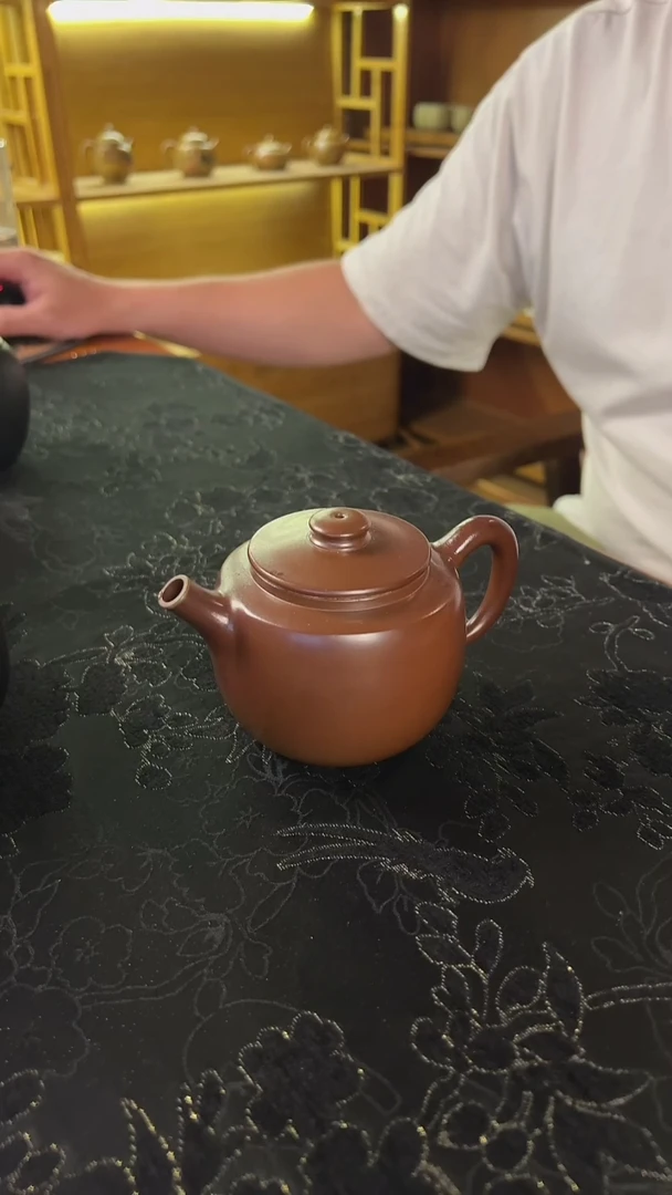 【陶点茶】乐烧 素壶 实用茶器 215cc 球孔
