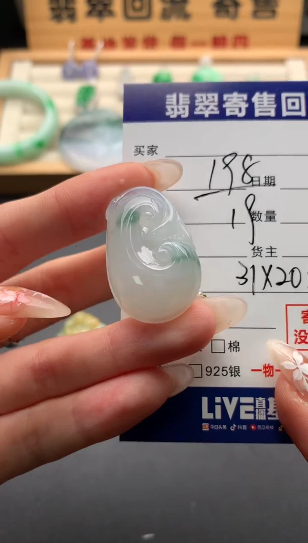 翡翠未镶嵌颈饰10135805