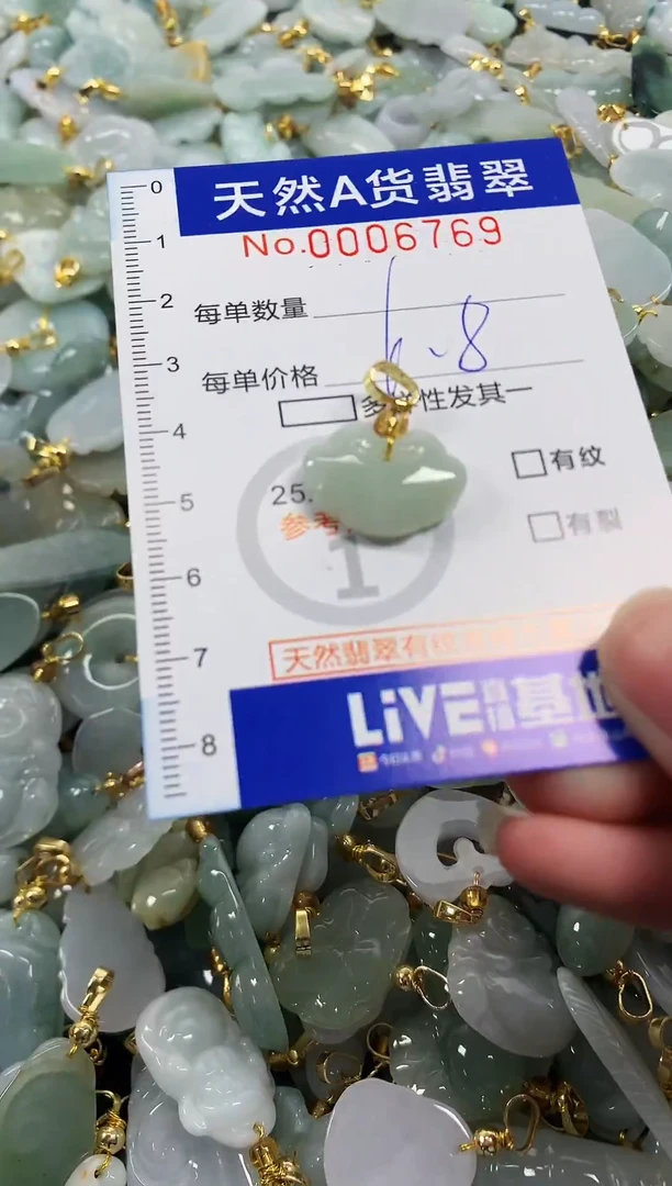 颈饰未镶嵌翡翠天然a货翡翠