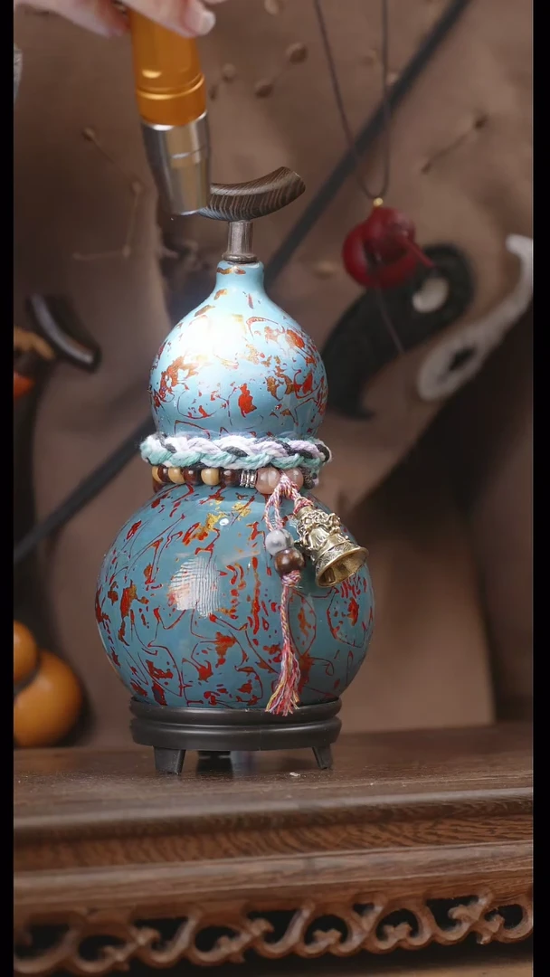 【闪购商品】202号精品天然大漆工艺防渗内胆酒葫芦~