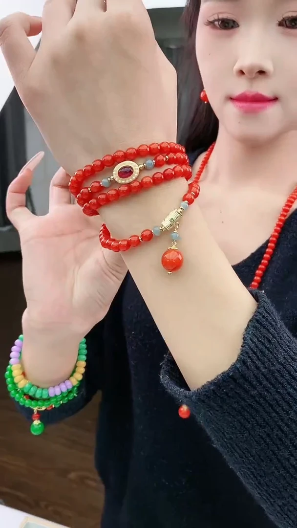 【闪购商品】翡翠颈饰14K金镶嵌D140项链