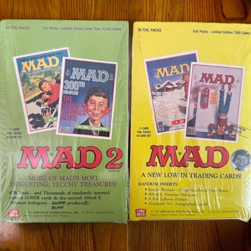 1992 Lime Rock Mad恶搞杂志封面收藏卡 非漫威体育集换卡