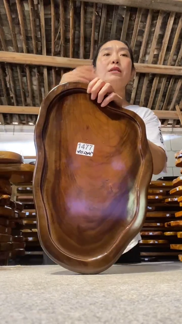 实木茶盘 一物一拍（不含配件）